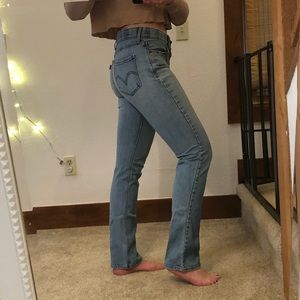 Vintage Perfect Waist Levi’s 525 Straight Leg